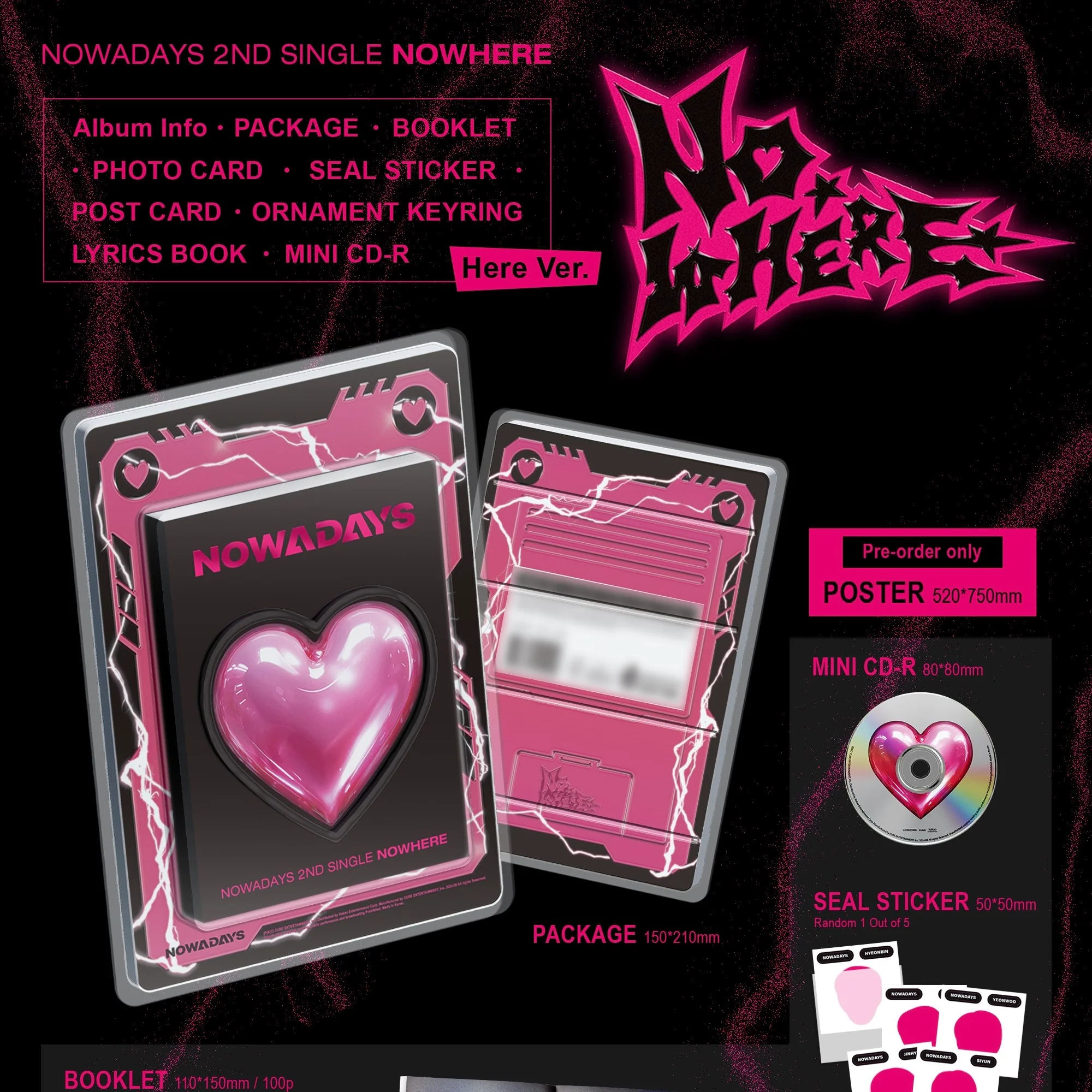 NOWADAYS - 2ND SINGLE ALBUM [NOWHERE] (2 VERSIONS) - Image 4
