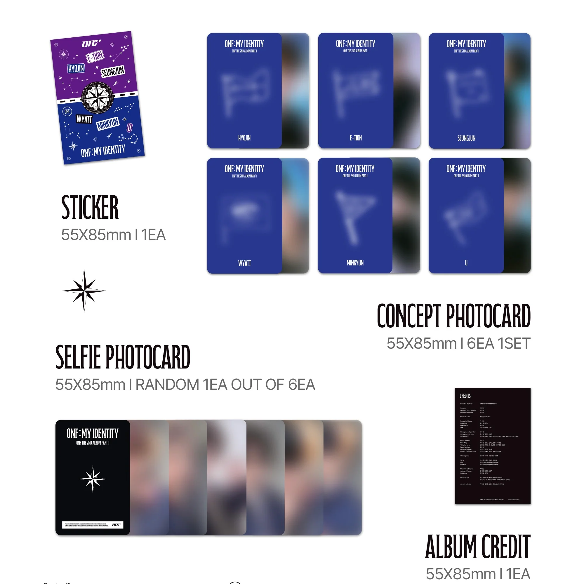 ONF - 2ND ALBUM PART.1 [ONF:MY IDENTITY] (KIWEE ALBUM) - Image 3