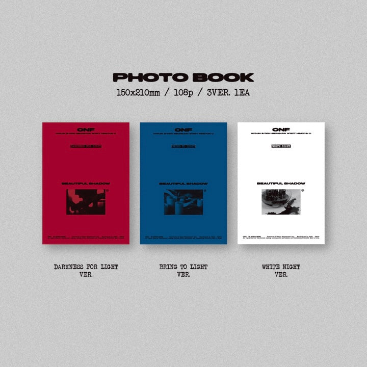 ONF - 8TH MINI ALBUM [BEAUTIFUL SHADOW] (3 VERSIONS) - Image 3