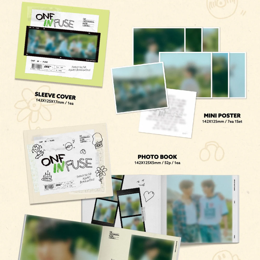 ONF - INSTRUMENTAL ALBUM [INFUSE] CD VER. - Image 2