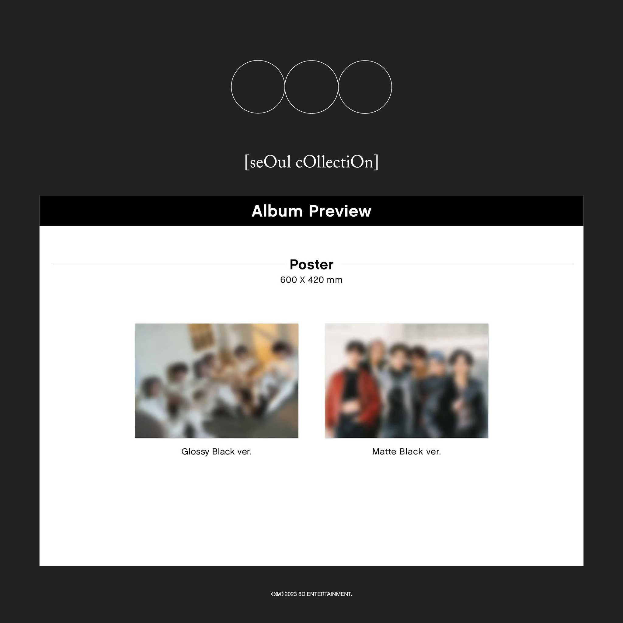 ONLYONEOF - SEOUL COLLECTION [SET] (GLOSSY BLACK VER. / MATTE BLACK VER.) - Image 5