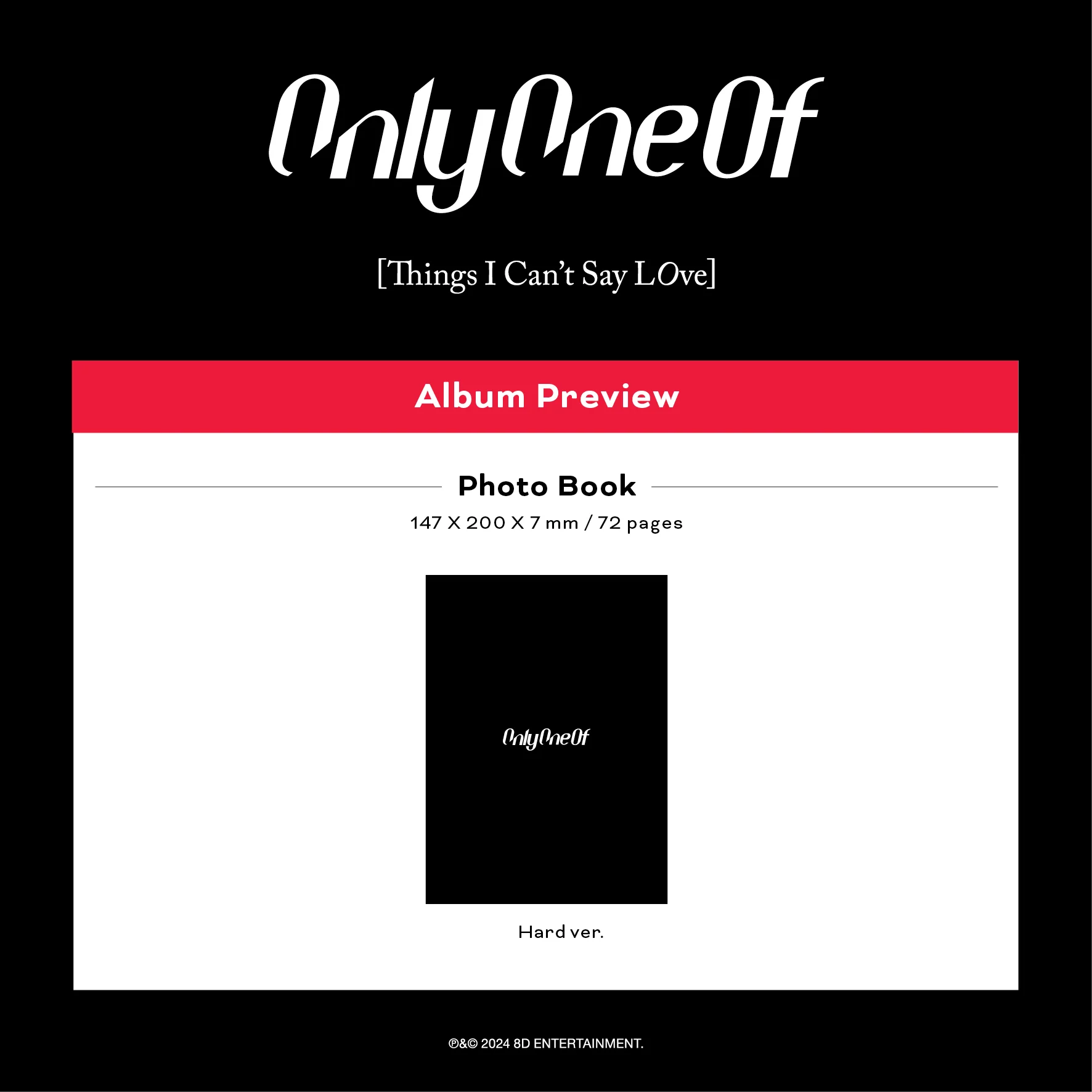 ONLYONEOF - THINGS I CAN'T SAY LOVE (2 VERSIONS) - Image 3