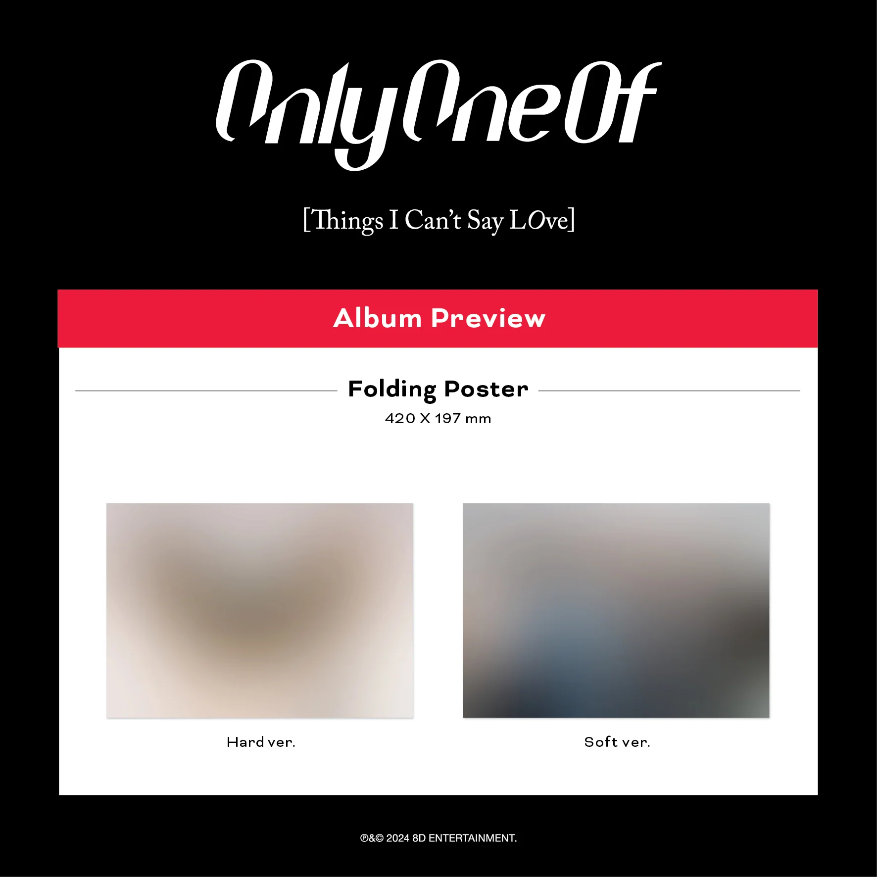 ONLYONEOF - THINGS I CAN'T SAY LOVE (2 VERSIONS) - Image 7