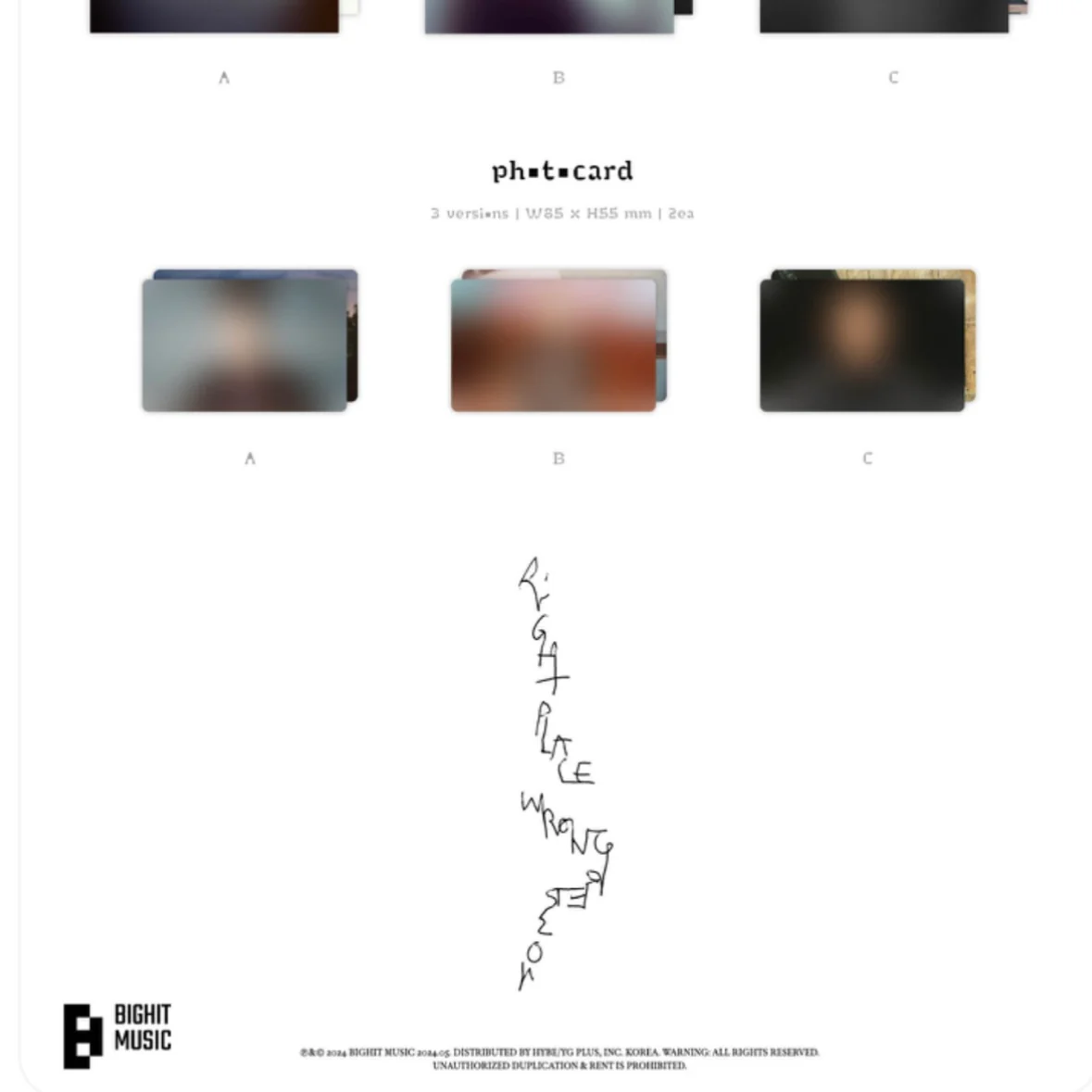 RM (BTS) - VOL.2 [RIGHT PLACE, WRONG PERSON] (3 VERSIONS) - Image 9