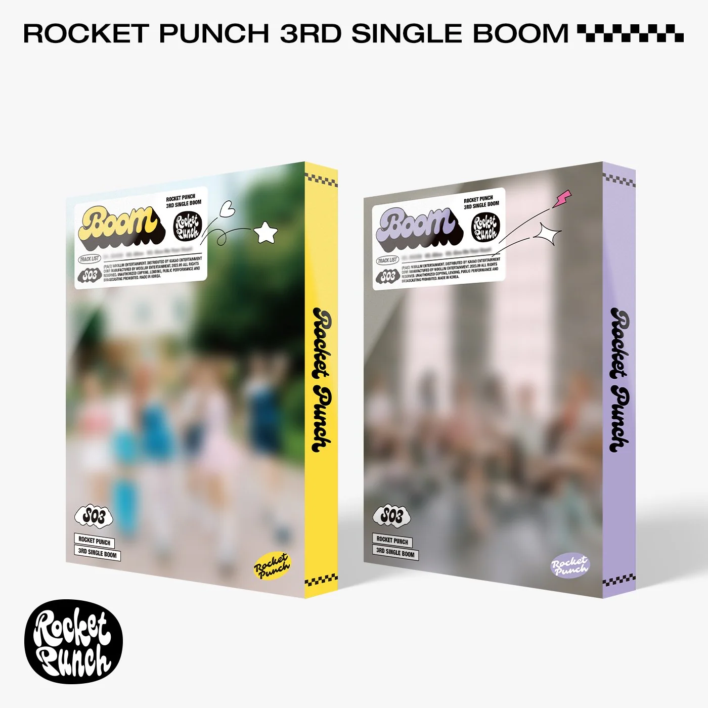 ROCKET PUNCH - BOOM (3RD SINGLE ALBUM) (2 VERSIONS)