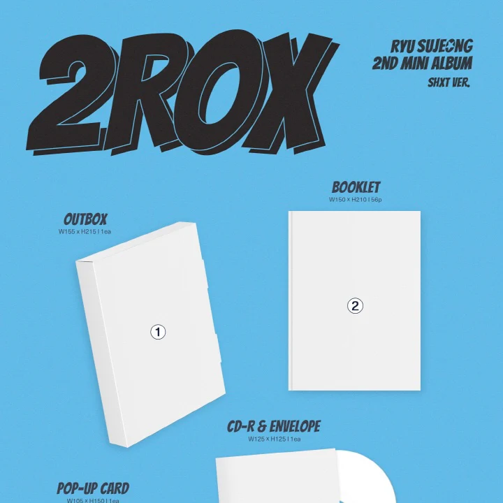 RYU SU JEONG - 2ND MINI ALBUM [2ROX] (2 VERSIONS) - Image 2