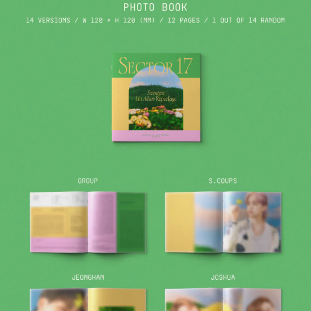 SEVENTEEN - VOL.4 REPACKAGE 'SECTOR 17' COMPACT VER. (14 VERSIONS) (RANDOM) - Image 3