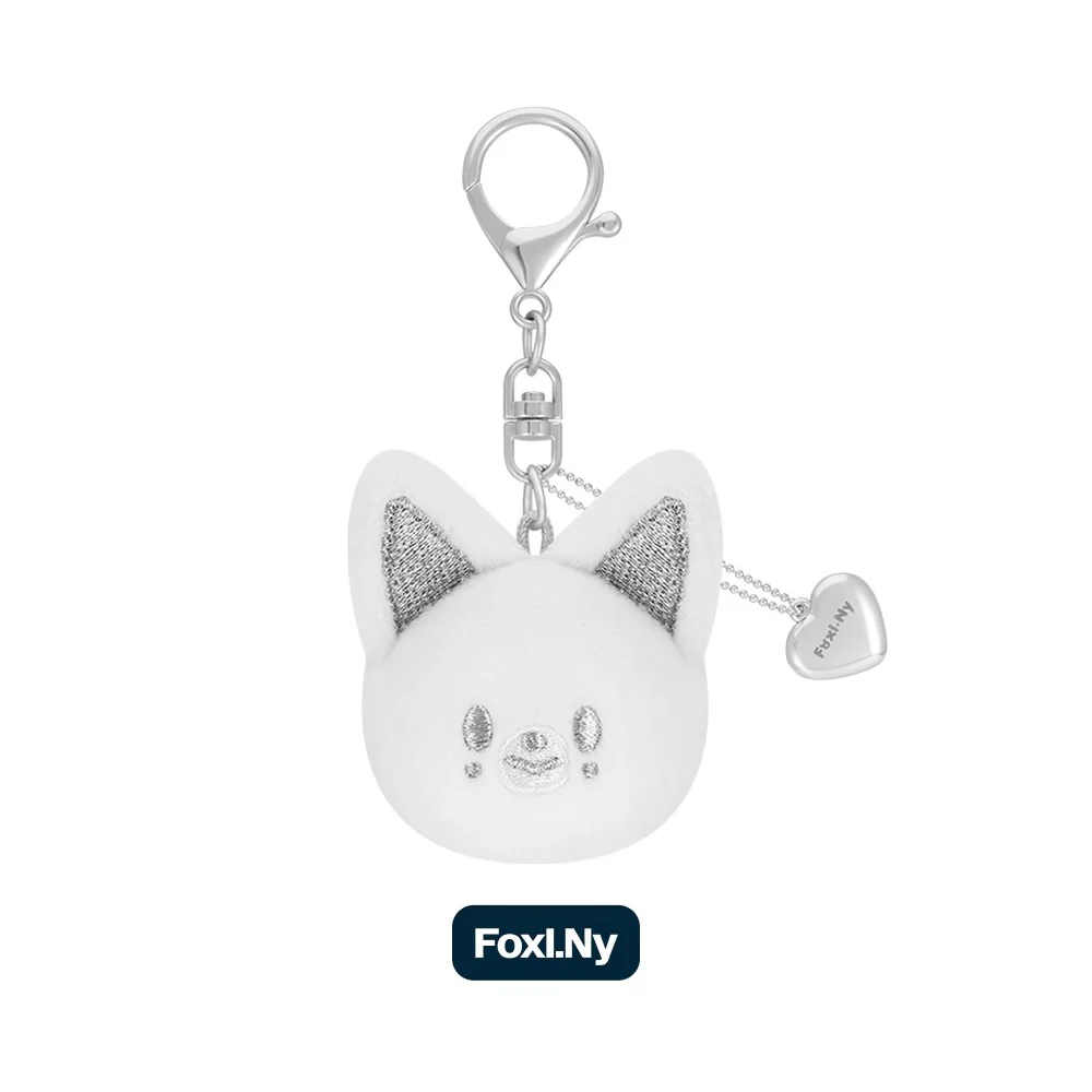 STRAY KIDS - DOMINATE : CELEBRATE POP-UP STORE MD - SKZOO FACE KEYRING SILVER VER. (8 VERSIONS) - Image 9
