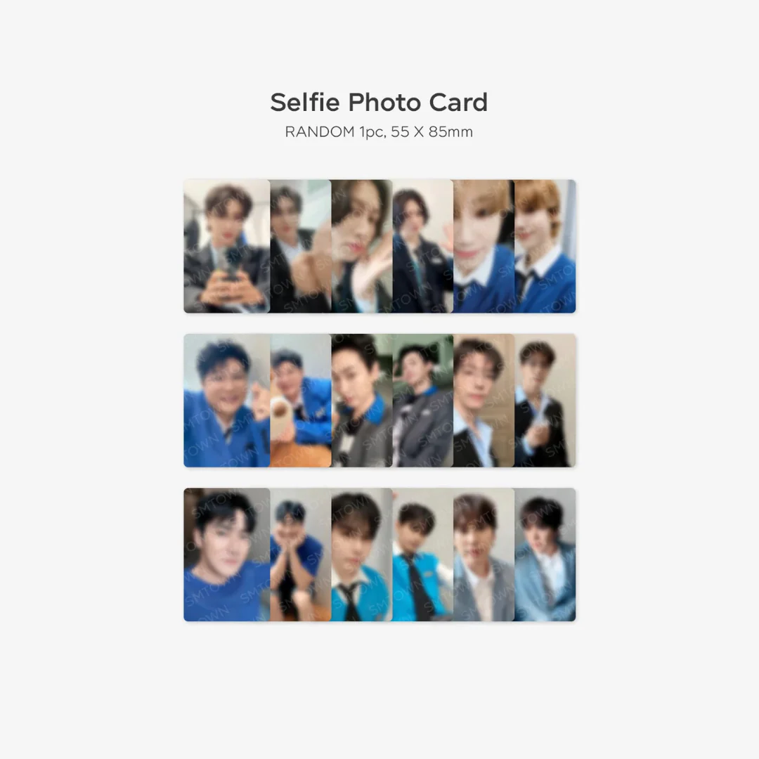 SUPER JUNIOR - RANDOM TRADING CARD SET - 2025 SM ARTIST SEASON'S GREETINGS MD (2 VERSIONS) - Image 3