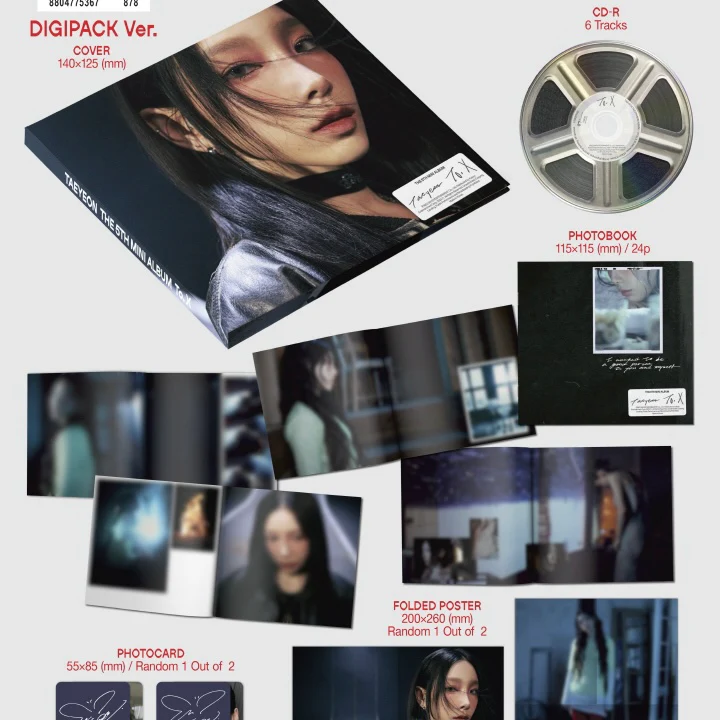 TAEYEON - 5TH MINI ALBUM [TO. X] (DIGIPACK VER.) - Image 2