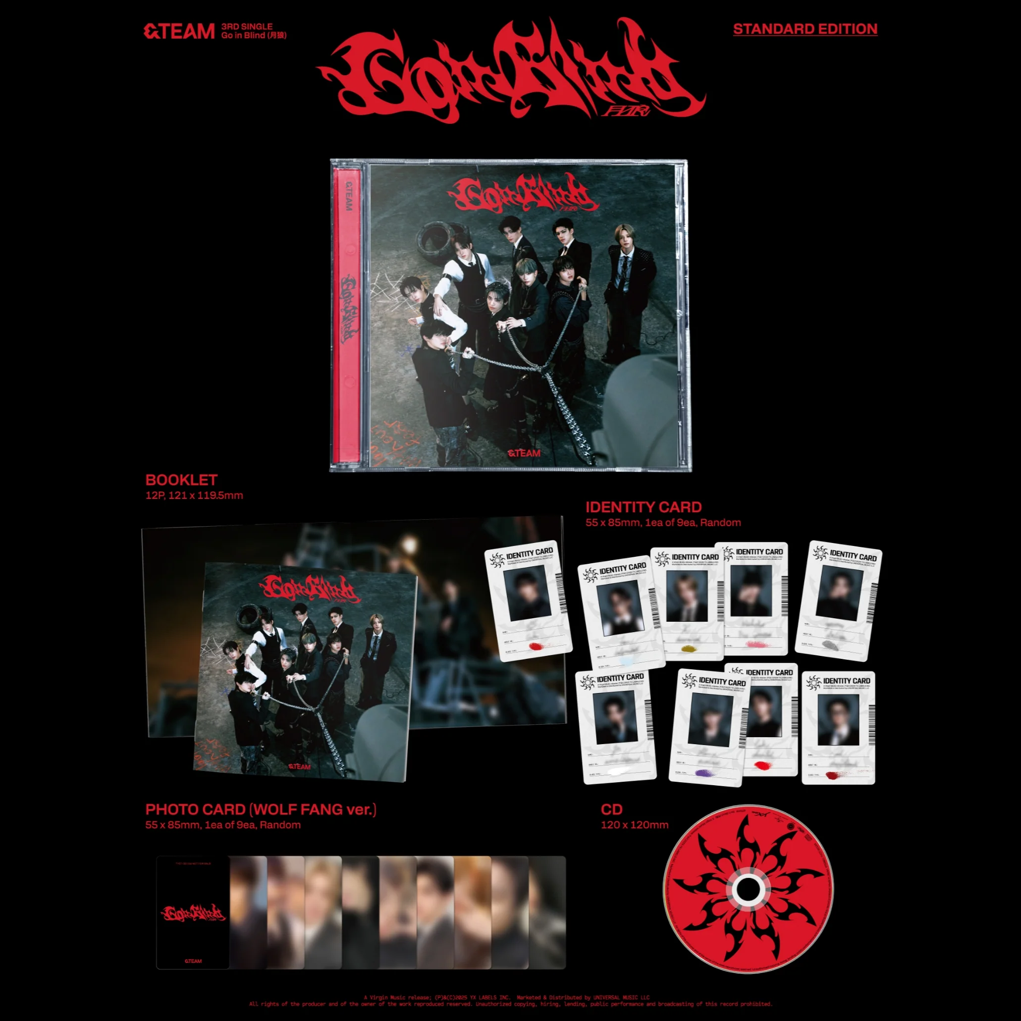 &TEAM - 3RD SINGLE [GO IN BLIND] STANDARD EDITION - Image 2