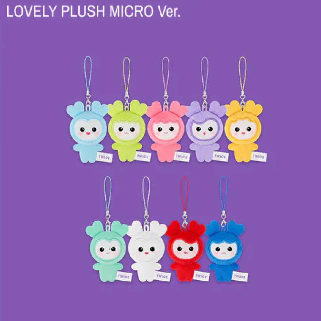TWICE - 2025 TWICE FANMEETING <10VE UNIVERSE> - LOVELY PLUSH MICRO VER. (9 VERSIONS)