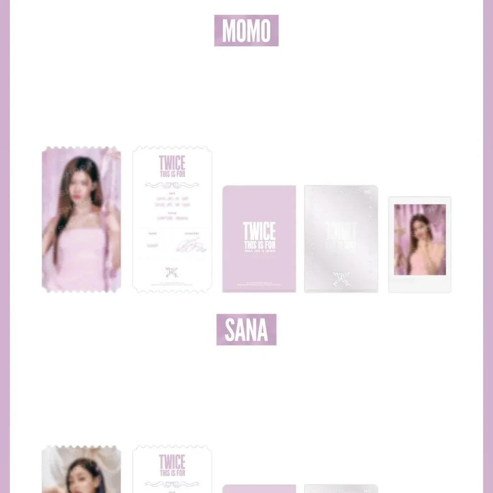 TWICE - TWICE <THIS IS FOR> WORLD TOUR IN INCHEON MD - SPECIAL TICKET SET (9 VERSIONS) - Image 5