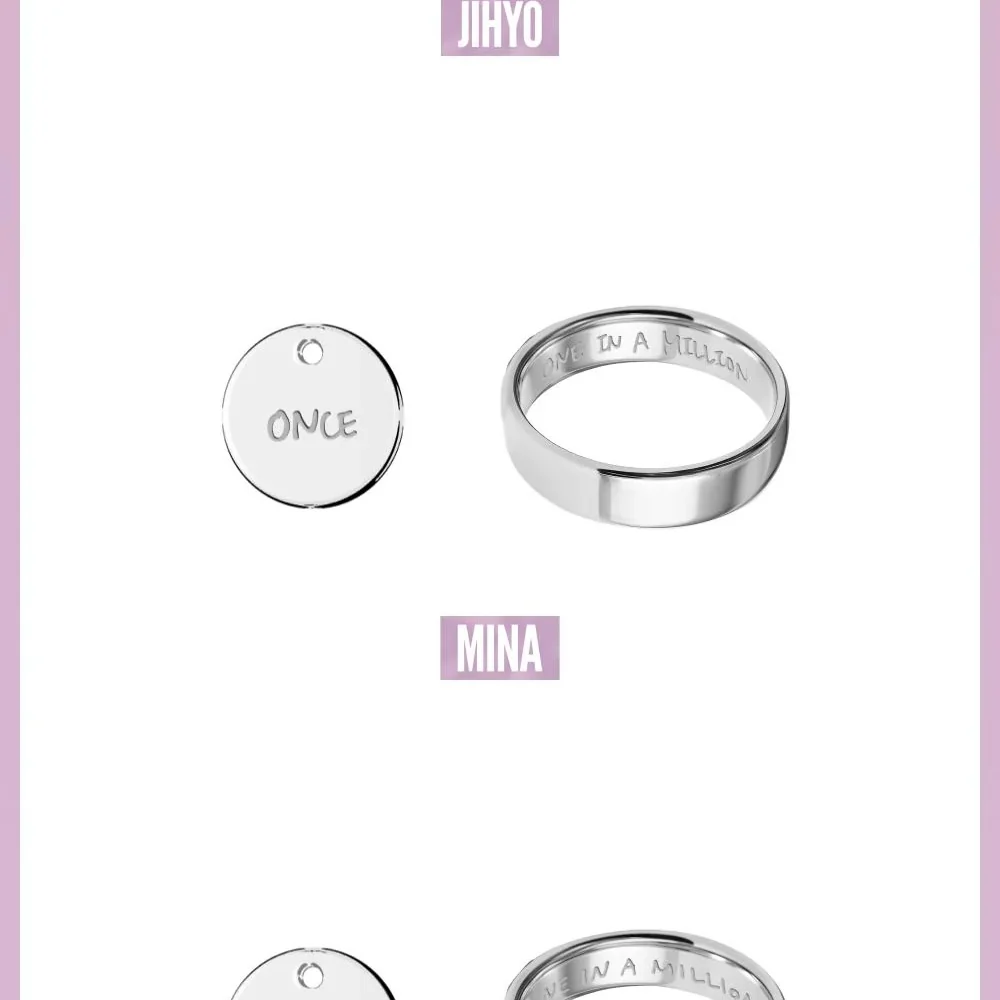 TWICE - TWICE <THIS IS FOR> WORLD TOUR IN INCHEON MD - RING NECKLACE SET (9 VERSIONS) - Image 8