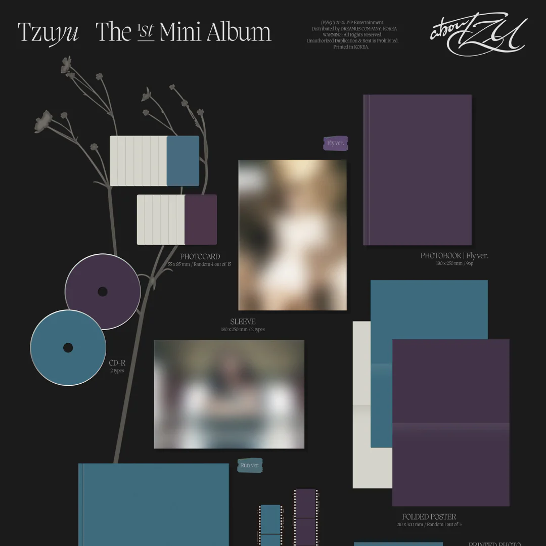 TZUYU (TWICE) - 1ST MINI ALBUM [ABOUTZU] (2 VERSIONS) - Image 2
