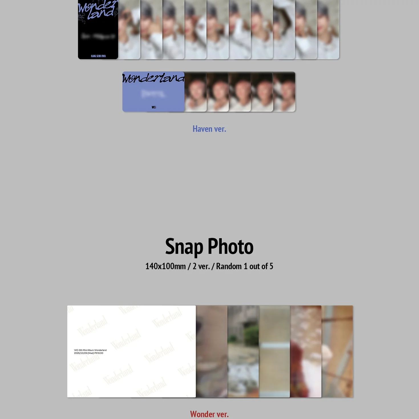 WEI - 8TH EP ALBUM [WONDERLAND] (2 VERSIONS) - Image 10