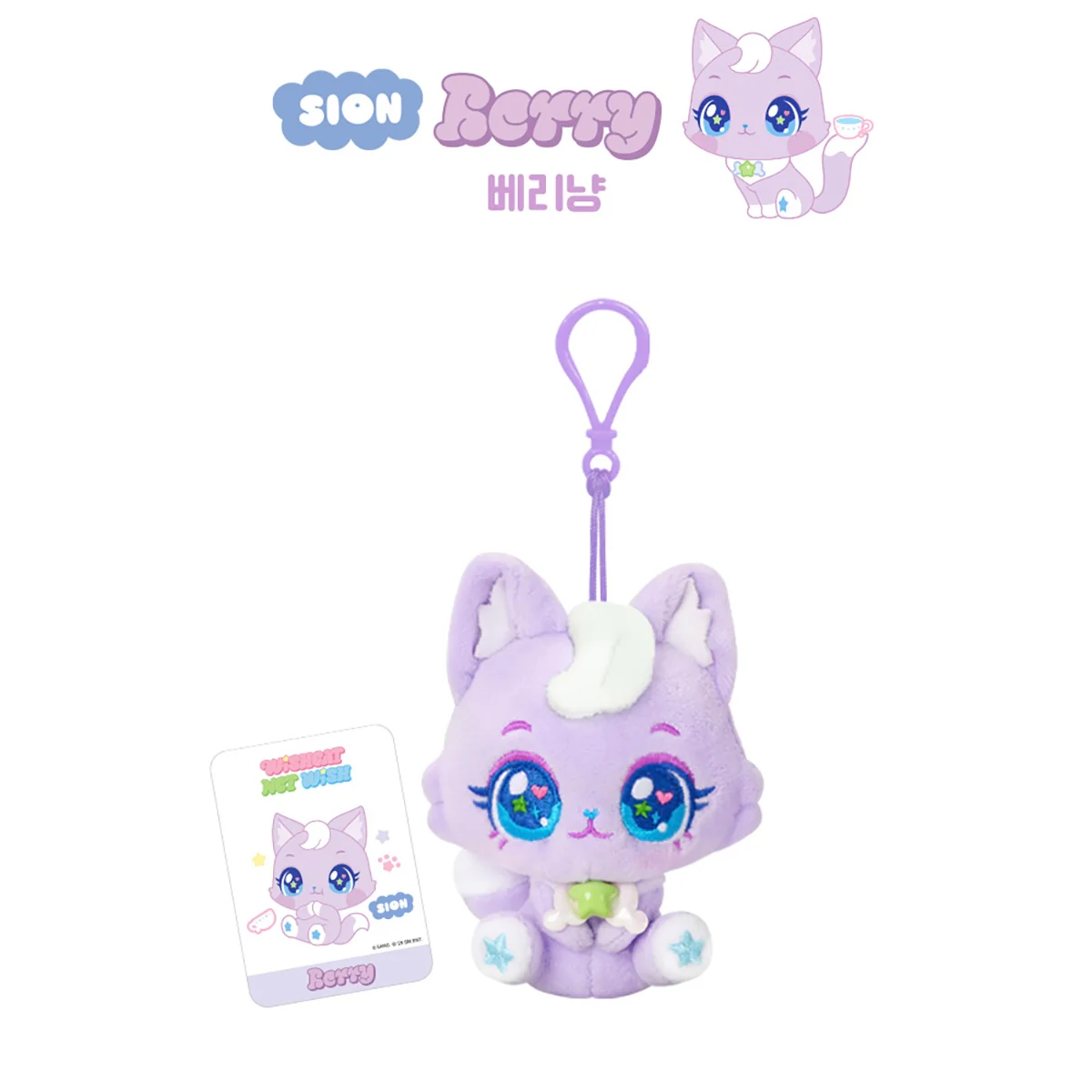 WISHCAT X NCT WISH - 02 SURPRISE PLUSH KEYRING / 2026 WISHCAT X NCT WISH OFFICIAL MD (6 VERSIONS) RANDOM - Image 6