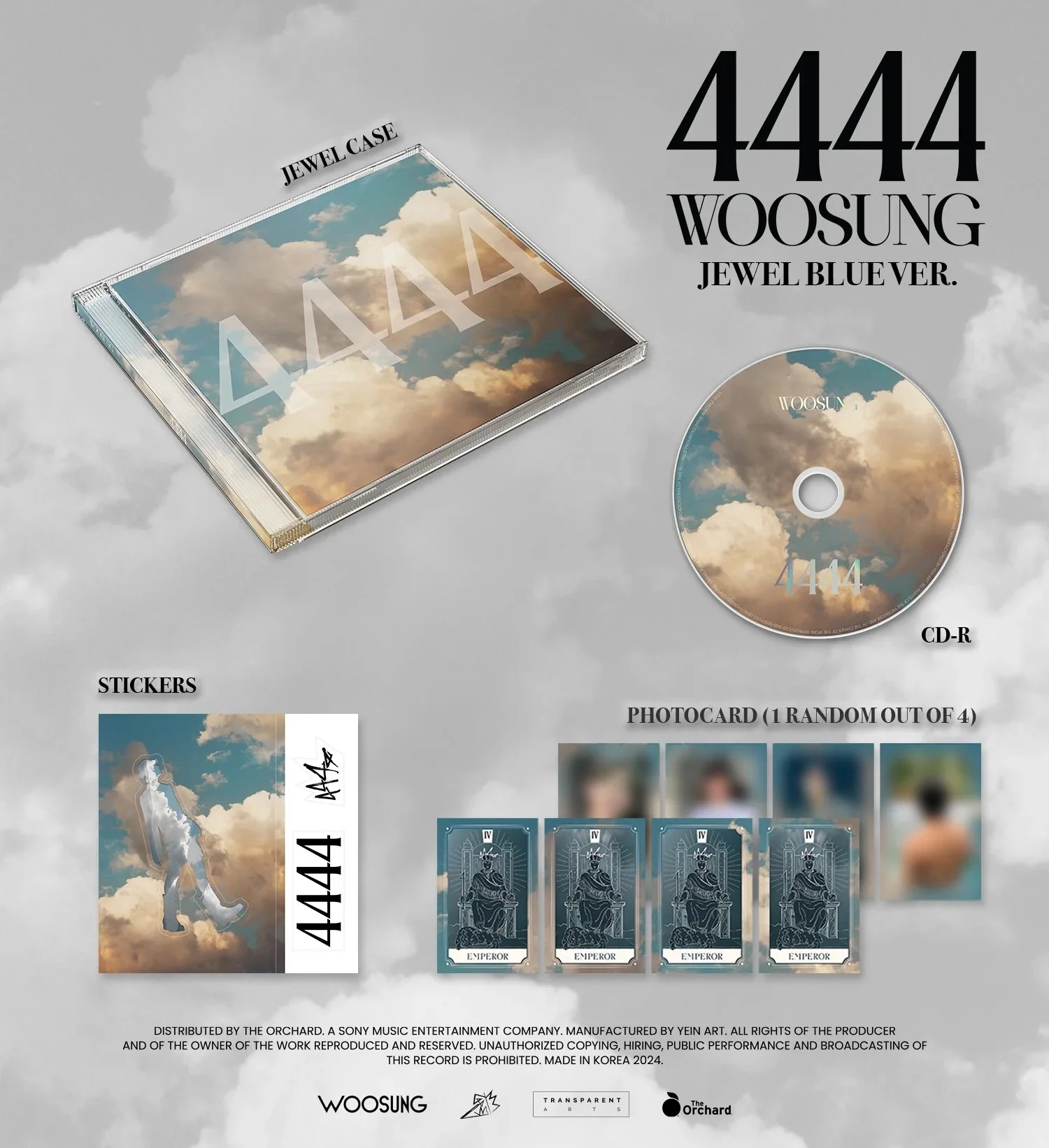 WOOSUNG - 4444 (JEWEL VER.) (2 VERSIONS) - Image 2