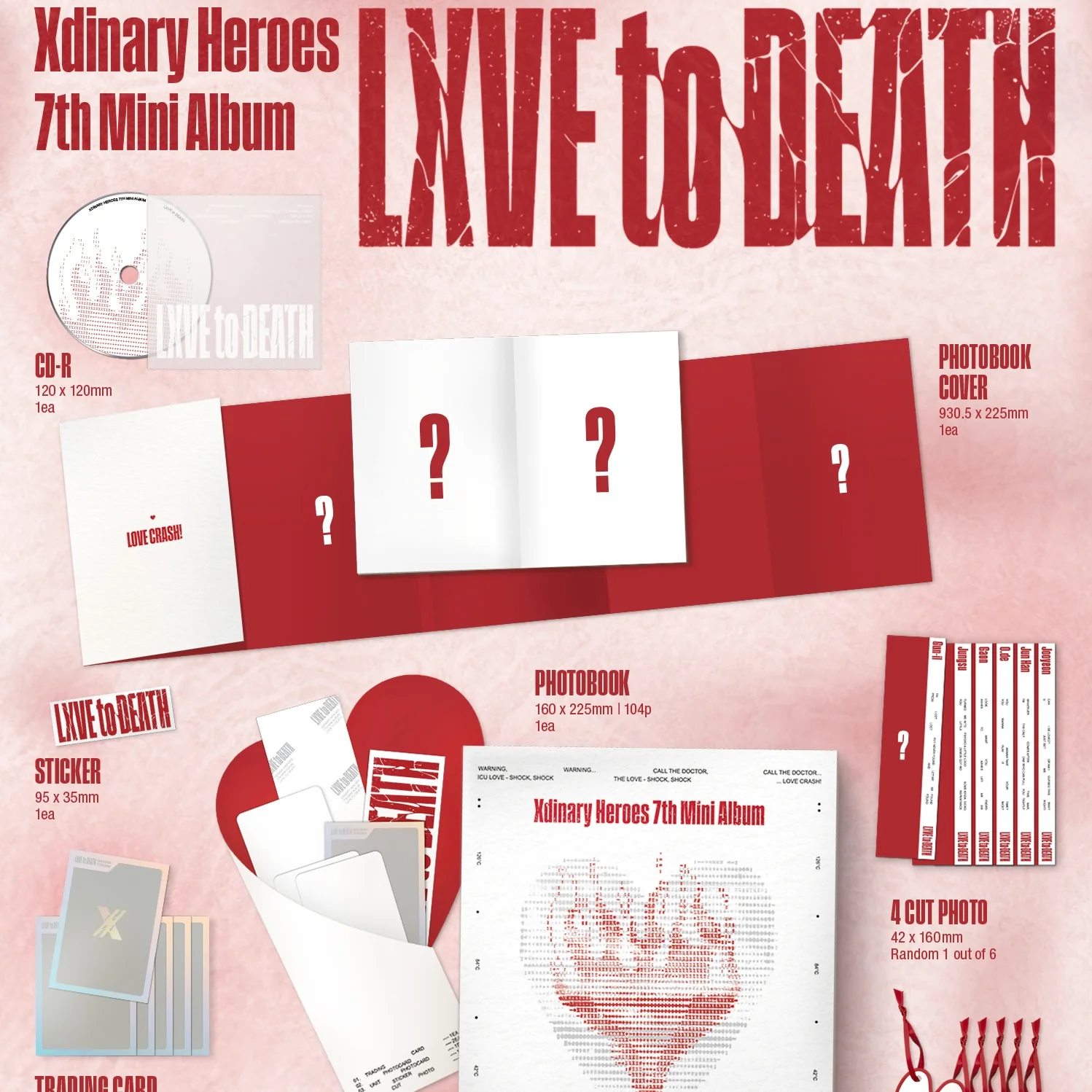 XDINARY HEROES - 7TH MINI ALBUM [LXVE TO DEATH] PHOTOBOOK VER. (2 VERSIONS) - Image 2