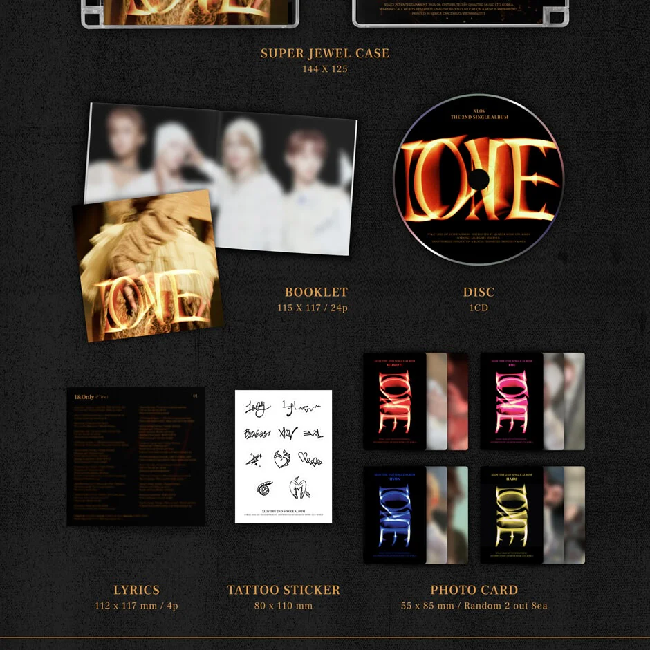 XLOV - 2ND SINGLE [I ONE] (2 VERSIONS) - Image 5