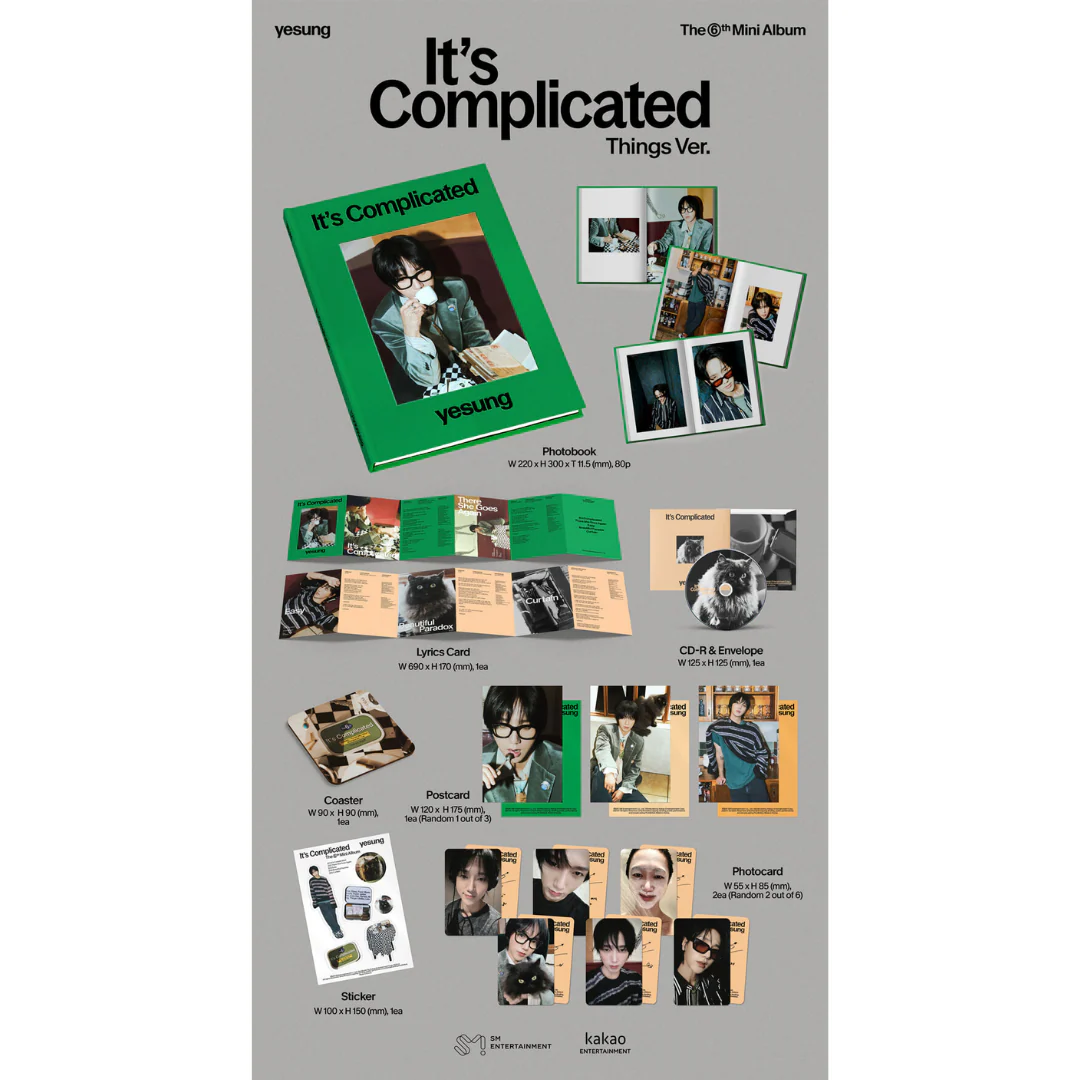 YESUNG - 6TH MINI ALBUM [IT'S COMPLICATED] (THINGS VER.) - Image 2