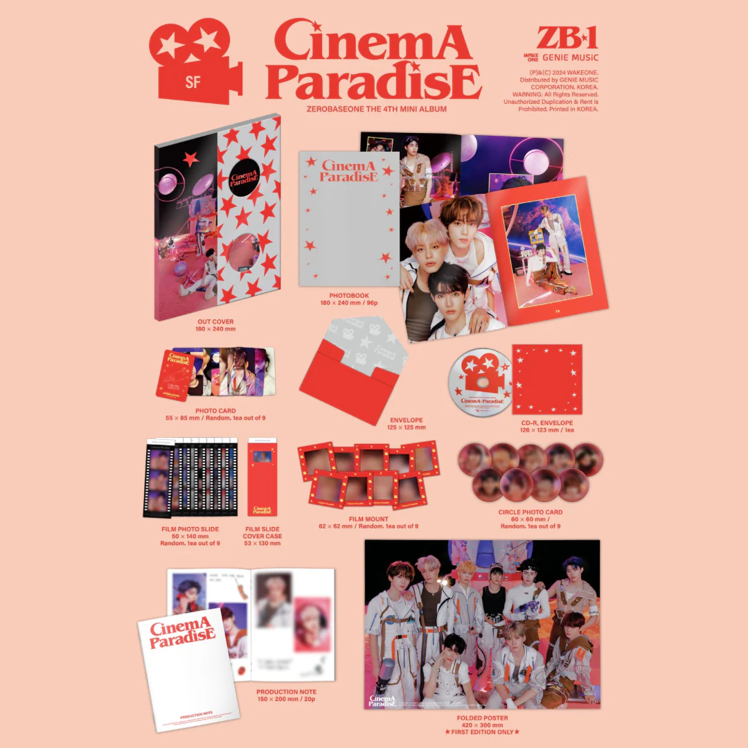 ZEROBASEONE - 4TH MINI ALBUM [CINEMA PARADISE] (2 VERSIONS) - Image 5