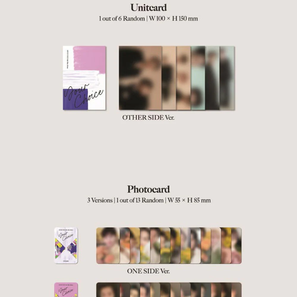 SEVENTEEN - 8TH MINI ALBUM 'YOUR CHOICE' (3 VERSIONS) - Image 9