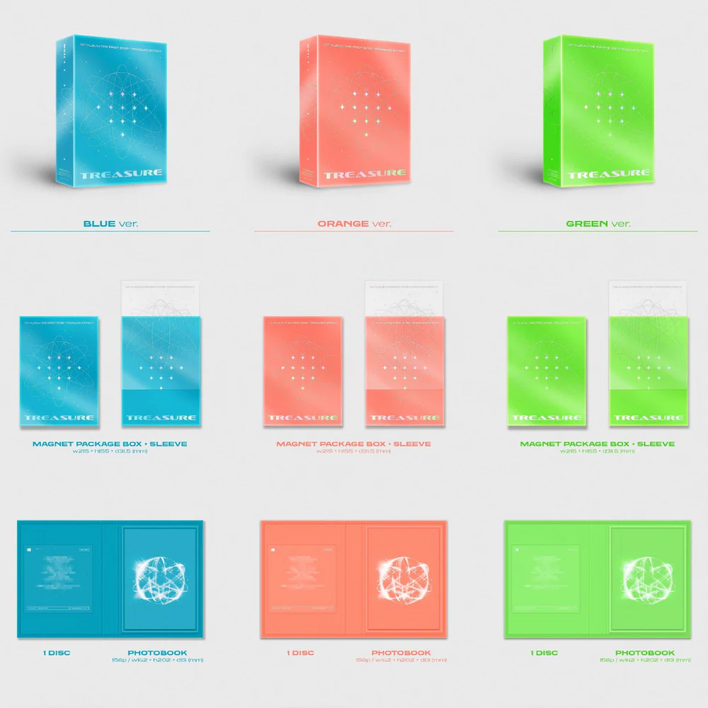 TREASURE - 1ST ALBUM [THE FIRST STEP : TREASURE EFFECT] (3 VERSIONS) - Image 2