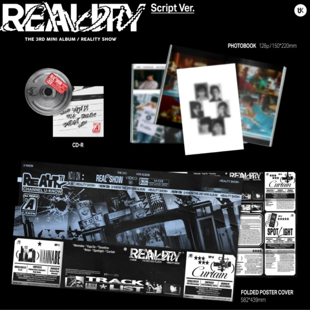 U-KNOW YOONHO - REALITY SHOW (3RD MINI ALBUM) (SCRIPT VER.) - Image 2