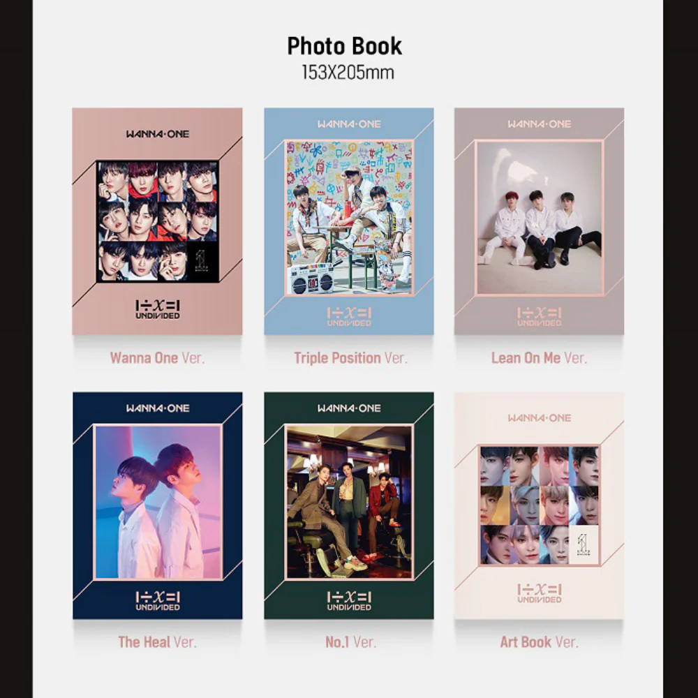 WANNA ONE - 1÷Χ=1 (UNDIVIDED) (SPECIAL ALBUM) (6 VERSIONS) - Image 3