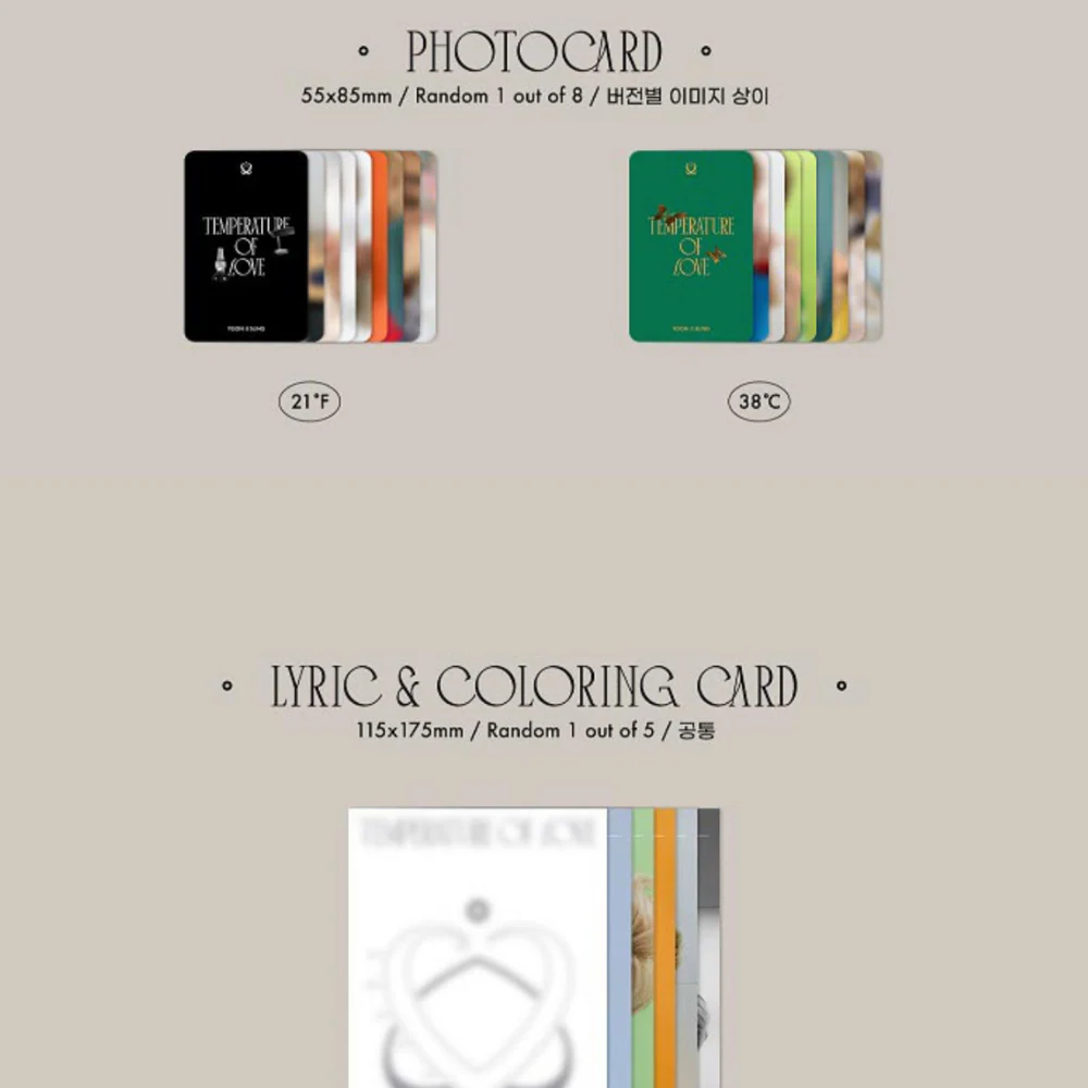 YOON JI SUNG - TEMPERATURE OF LOVE (2ND MINI ALBUM) (2 VERSIONS) - Image 6